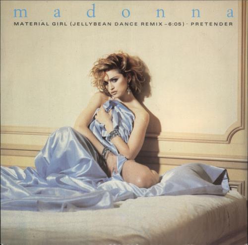 Madonna Material Girl + Poster UK 12